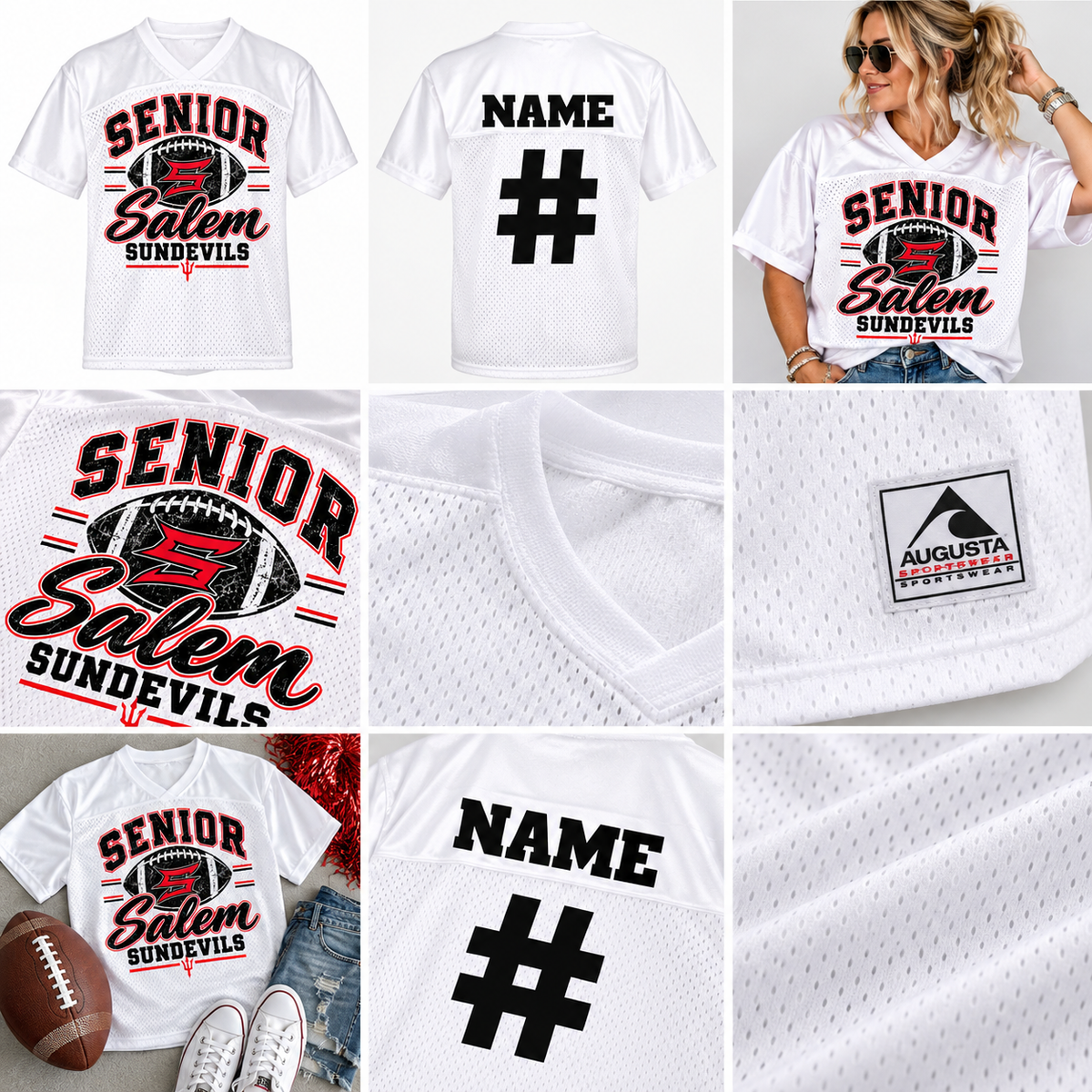 Salem Sundevils Personalized Jersey