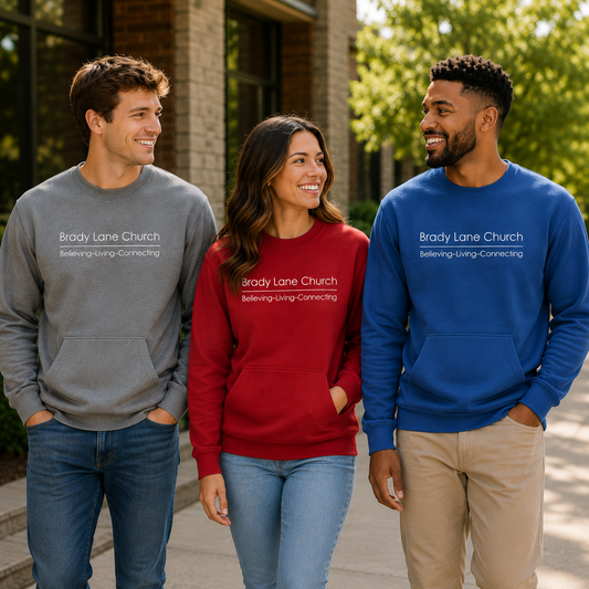 Signature Brady Lane Church Pocket Crewneck