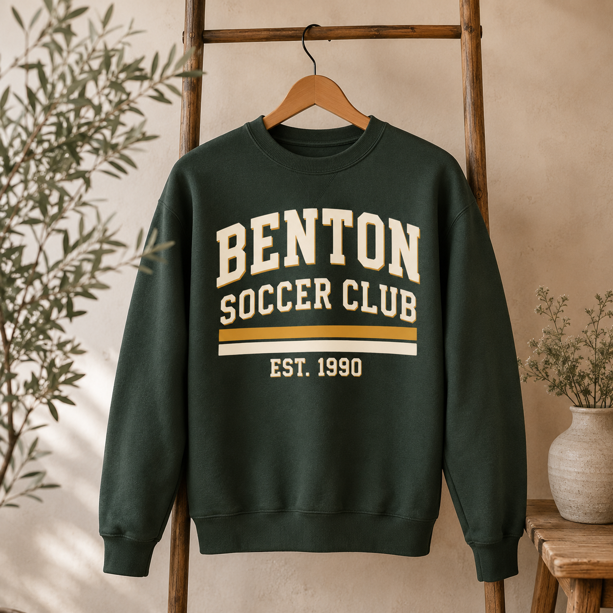 Benton Soccer Heritage Crewneck