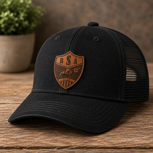 Benton Soccer Heritage Patch Hat - Black