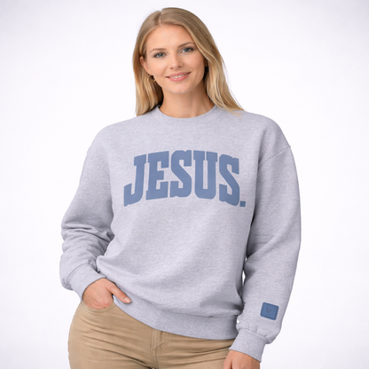 Life Church “JESUS.” Fleece Crewneck