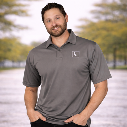 LC GOLF PERFORMANCE POLO(STEEL)