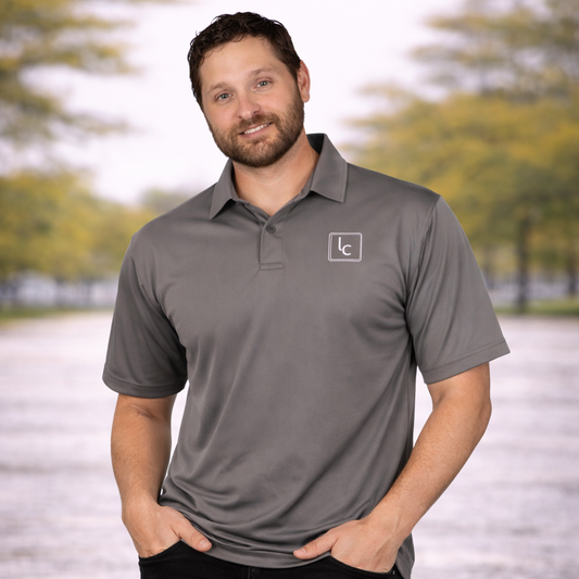 LC GOLF PERFORMANCE POLO(STEEL)