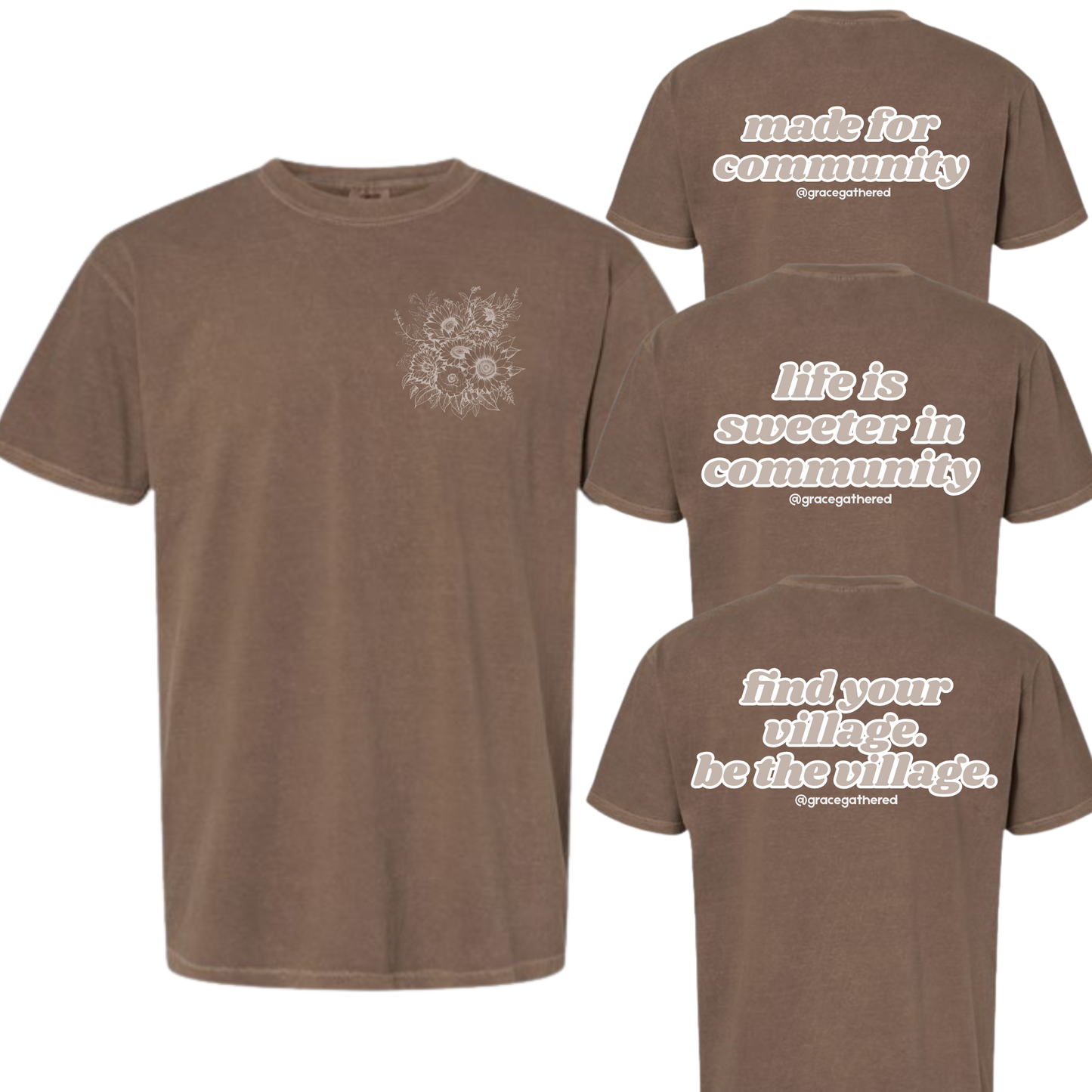 Grace Gathered Official Women's Tee (3 options available)