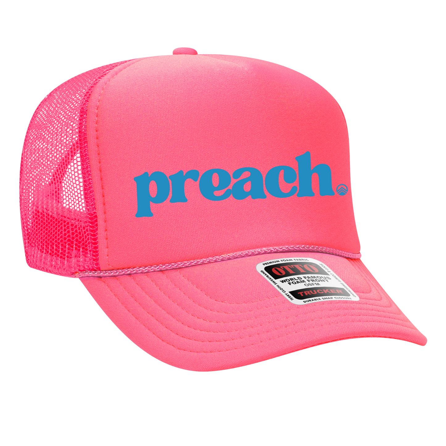 PREACH Trucker -  Hot Pink