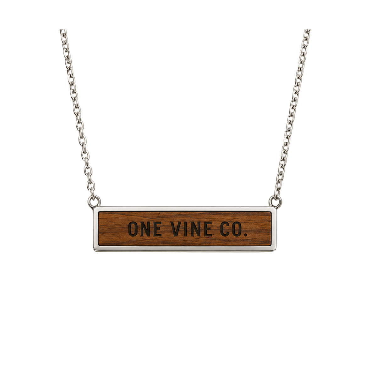 The ONE VINE Story Bar Necklace