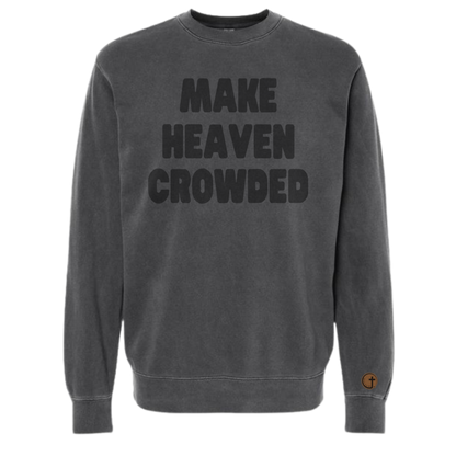 Make Heaven Crowded Ultimate Soft Crewneck Black Pepper